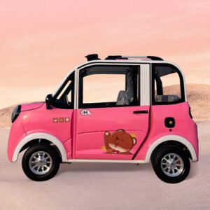 Hot Sale Cheap High Quality Four Wheels Closed Cabin Low Speed Automatic Mini Electric Car