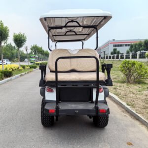 YIMAT-D4+2  6-seat golf cart is quiet and comfortable, with a long range of high-performance batteries