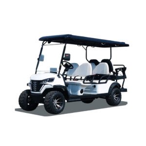 YIMAT-D4+2  6-seat golf cart is quiet and comfortable, with a long range of high-performance batteries